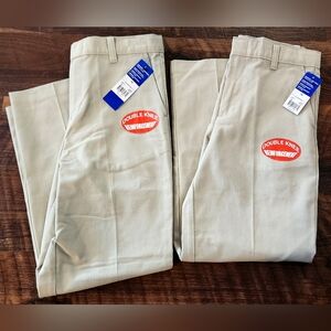 George Youth School Uniform Flat Front Pants - Set Of 2